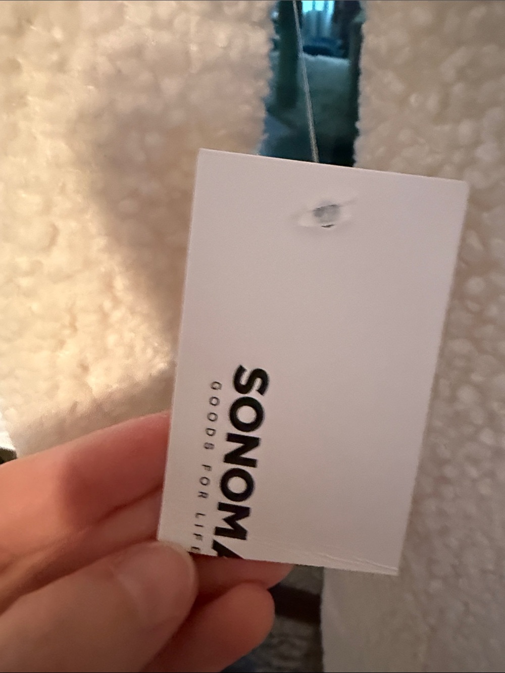 Sonoma Ivory Sherpa Fleece Snap Pullover Sweatshirt S Teddy Outdoor WS5FK020RS1 - Picture 3 of 7